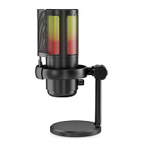 ME6P/ME6S USB Microphone Gaming Phone Voice Live Desktop RGB Recording Noise Reduction Capacitive Microphone