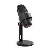 M9/MU-900oro USB Microphone Gaming Phone Voice Live Desktop RGB Recording Noise Reduction Capacitive Microphone
