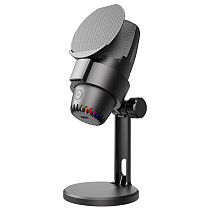 M9/MU-900oro USB Microphone Gaming Phone Voice Live Desktop RGB Recording Noise Reduction Capacitive Microphone