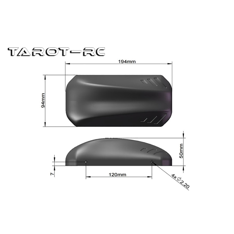 Tarot M690 TL690A2 /H720 TL720A1 Drone Accessories Quadcopter Frame Carbon Fiber Center Plate Canopy Plastic Shell