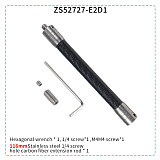 1/4 Screw Hole Extension Rod Double Head 12mm Carbon Fiber Tube Extended Shooting for DJI GOPRO Insta3 Sports Cameras