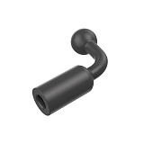Aluminum Alloy 17mm Ball Head Adapter to 1/4 Screw Hole Mount Converter Holder Stand for Tripod Selfie Grip Phone Tablet Support