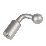 Aluminum Alloy 17mm Ball Head Adapter to 1/4 Screw Hole Mount Converter Holder Stand for Tripod Selfie Grip Phone Tablet Support