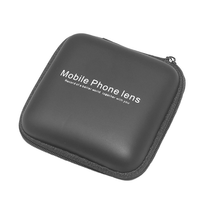 Universal 52mm Mobile Camera Lens Clip with CPL Filters Storage Bag Set for iPhone Huawei Samsung Xiaomi Android IOS Smartphone