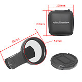 Universal 52mm Mobile Camera Lens Clip with CPL Filters Storage Bag Set for iPhone Huawei Samsung Xiaomi Android IOS Smartphone
