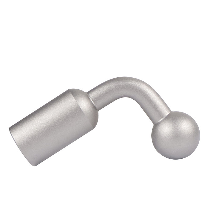 Aluminum Alloy 17mm Ball Head Adapter to 1/4 Screw Hole Mount Converter Holder Stand for Tripod Selfie Grip Phone Tablet Support