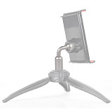 Aluminum Alloy 17mm Ball Head Adapter to 1/4 Screw Hole Mount Converter Holder Stand for Tripod Selfie Grip Phone Tablet Support