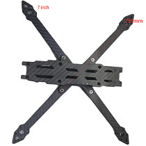7-inch Through Rack Frame Quick Detachable Carbon Fiber 5mm Arm For Toy Drone (excluding 3D printed parts)