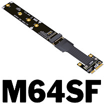(ADT-LINK） Mini PCIe Wireless Network Adapter M.2 NVME SSD Extension Cable PCIe 4.0 3.0
