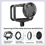 For GOPRO13/12/11/10/9 Upgrade Magnetic Folding Card Protection Frame Camera Cage Expandable Installation M52 Filter Sports Camera