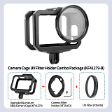For GOPRO13/12/11/10/9 Upgrade Magnetic Folding Card Protection Frame Camera Cage Expandable Installation M52 Filter Sports Camera