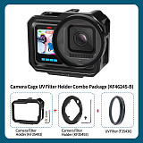 For GOPRO13/12/11/10/9 Upgrade Magnetic Folding Card Protection Frame Camera Cage Expandable Installation M52 Filter Sports Camera