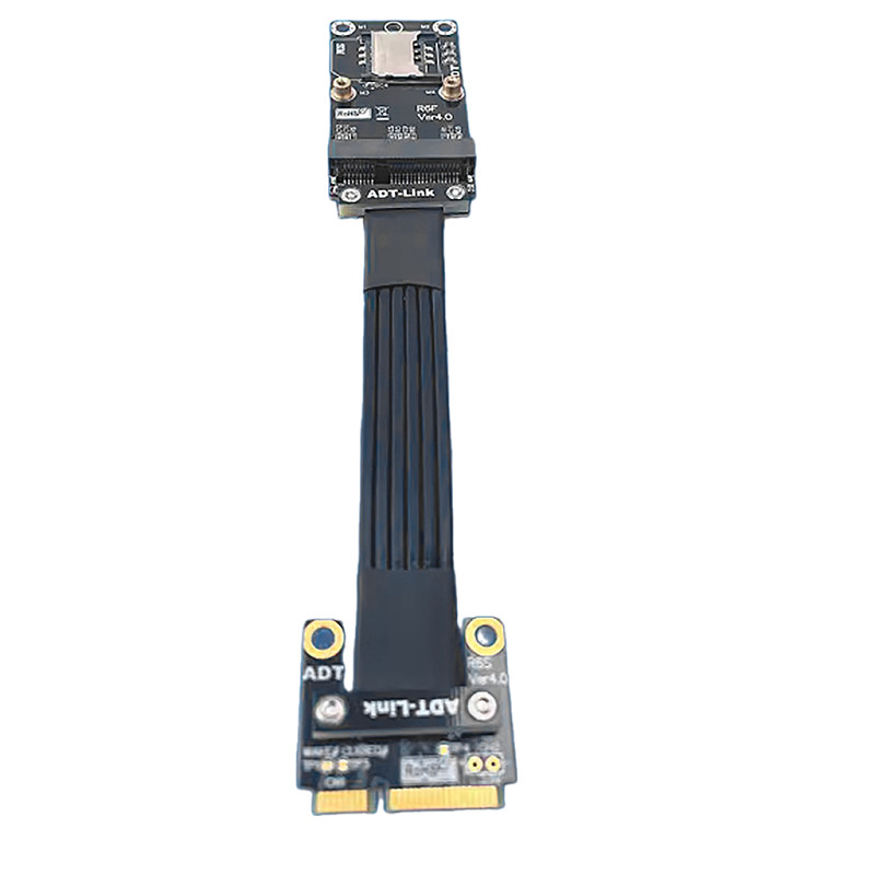 PCIe 3.0/4.0x1 mini-PCIe to mini-pcie Male to Female Extension Cable for Wireless Network Card to Motherboard Connection Cord