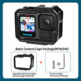 For GOPRO13/12/11/10/9 Upgrade Magnetic Folding Card Protection Frame Camera Cage Expandable Installation M52 Filter Sports Camera
