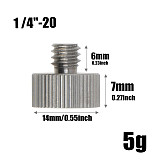 1/4 Screw Stainless Steel Levelling for DSLR Camera Balance Measurement Tripod Levelling Camera Levels Photography Accessories