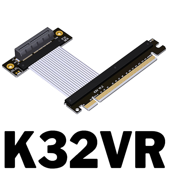 ADT Link 4.0 PCI-E x4 Extension Cable Adapter x16 Supports Network Card  Hard Disk USB Card K32VR