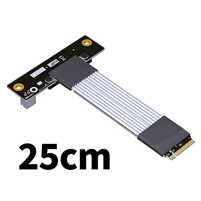 (ADT Link) PCIe x4 Extension Adapter Supports NVMe Solid-state Drive Interface PCIe 4.0x4 Full Speed K42SP With Power Cord