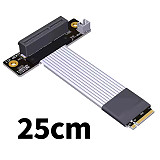 ADT-Link PCIe x4 Extension Adapter Cable Support NVMe SSD Interface PCIE 4.0x4 Full Speed K42DW K42DP K42DT-TU With Power Cord