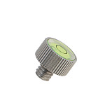 1/4 Screw Stainless Steel Levelling for DSLR Camera Balance Measurement Tripod Levelling Camera Levels Photography Accessories