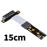 ADT-Link PCIe x4 Extension Adapter Cable Support NVMe SSD Interface PCIE 4.0x4 Full Speed K42DW K42DP K42DT-TU With Power Cord