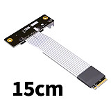 ADT-Link PCIe x4 Extension Adapter Cable Support NVMe SSD Interface PCIE 4.0x4 Full Speed K42DW K42DP K42DT-TU With Power Cord