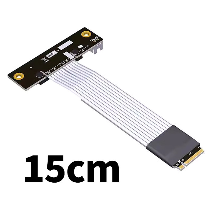 ADT-Link PCIe x4 Extension Adapter Cable Support NVMe SSD Interface PCIE 4.0x4 Full Speed K42DW K42DP K42DT-TU With Power Cord