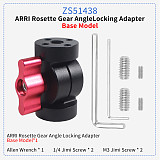 For DJI ACTION 5 PRO/ GOPRO13/Insta360 x4  Bracket Adapter For Connecting And Adapter Accessories Of Camera Equipment Adjustment For Selfie Sticks/Bicycle Clips/Motorcycle Clips Aluminum Alloy