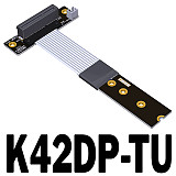 ADT-Link PCIe x4 Extension Adapter Cable Support NVMe SSD Interface PCIE 4.0x4 Full Speed K42DW K42DP K42DT-TU With Power Cord