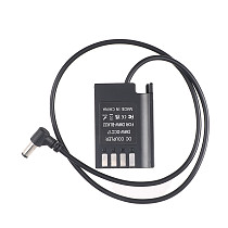DMW-BLK22 Camera Dummy Battery DMW-DCC17 DC Coupler 5.5x2.1mm Male with 60cm Cable For Panasonic LUMIX S5/S52/GH6/S1II Camera