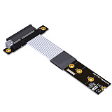 ADT-Link PCIe x4 Extension Adapter Cable Support NVMe SSD Interface PCIE 4.0x4 Full Speed K42DW K42DP K42DT-TU With Power Cord
