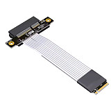 ADT-Link PCIe x4 Extension Adapter Cable Support NVMe SSD Interface PCIE 4.0x4 Full Speed K42DT with Power Cord
