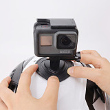 For Insta360 X4 Camera Mount Flexible Adhesive Base Sticker Mount Motorcycle Helmet Base for Gopro Hero 13 12 11 Black Accessory