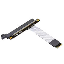 For M.2 NGFF NVMe Key M to PCI-E x16 STX Motherboard Graphics Card GPU Extension Cable PCIe 4.0 x4 with SATA Power Adapter Cable
