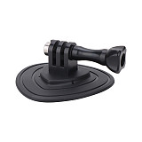 For Insta360 X4 Camera Mount Flexible Adhesive Base Sticker Mount Motorcycle Helmet Base for Gopro Hero 13 12 11 Black Accessory