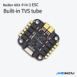 JHEMCU FPV F7 Tower F722 Flight Control 8-bit 60A Four in One 3-6S GF30F722-DUAL Flight Controller For Drone