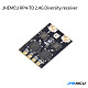 JHEMCU RP4-TD ELRS 2.4GHz True Diversity Receiver ESP32 PICO D4 DUAL SX1280 For Long Range FPV Racing Drone RX Airplane