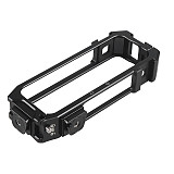 Aluminum Alloy X4 Camera Cage Expansion Protective Frame 1/4 Magnetic Foldable Adapter Cold Shoe for Insta 360 X4 Action Camera
