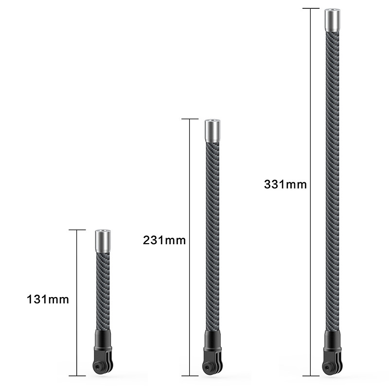 Suitable for Insta360 X4 GoPro12 sports camera carbon fiber extension pole selfie stand