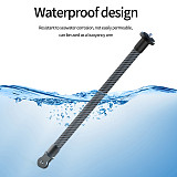 Suitable for GoPro12 Insta360X4 Camera Stand Carbon Fiber Extension Rod with Two Forks and 1/4 Interface