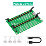 DDR5 RDIMM/UDIMM Memory Tester With Long Latch And LED Indicators for Desktop  Desktop Computer DDR5 Memory Test Card