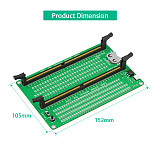 DDR5 RDIMM/UDIMM Memory Tester With Long Latch And LED Indicators for Desktop  Desktop Computer DDR5 Memory Test Card