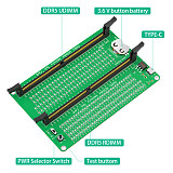 DDR5 RDIMM/UDIMM Memory Tester With Long Latch And LED Indicators for Desktop  Desktop Computer DDR5 Memory Test Card