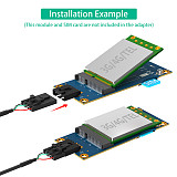 Mini PCI-E to USB Adapter With SIM card Slot for GSM GPRS 3G CDMA WLAN WWLAN HSPA MODEM GPS 4G WiMAX LTE Mini-Card to Desktop PC