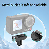 Magnetic Quick Release Mount Bracket 2 Claw / Cold Shoe For DJI Action 5pro Tripod Adapter for DJI Osmo Action 3 4 Accessories