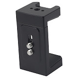 Aluminium mobile phone rechargeable clip monitor hard drive case holder 1/4 ale screw hole accessory Suitable for rabbit cages with 1/4 screw holes Handle and other extensions