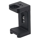 Aluminium mobile phone rechargeable clip monitor hard drive case holder 1/4 ale screw hole accessory Suitable for rabbit cages with 1/4 screw holes Handle and other extensions