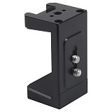 Aluminium mobile phone rechargeable clip monitor hard drive case holder 1/4 ale screw hole accessory Suitable for rabbit cages with 1/4 screw holes Handle and other extensions