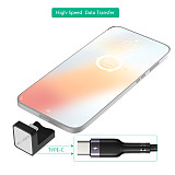 90 Degree USB C Type C Male to Female Adapter, USB-C USB 3.1 Type-C Male to Female Extension Adapter for Laptop & Tablet & Mobile Phone