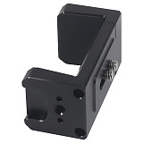 Aluminium mobile phone rechargeable clip monitor hard drive case holder 1/4 ale screw hole accessory Suitable for rabbit cages with 1/4 screw holes Handle and other extensions
