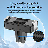 Magnetic Quick Release Mount Bracket 2 Claw / Cold Shoe For DJI Action 5pro Tripod Adapter for DJI Osmo Action 3 4 Accessories